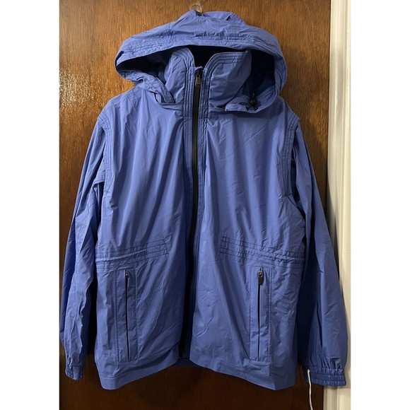 Free People Movement Shred It 5-in-1 Hooded Jacket Blue Women Size XS NWT